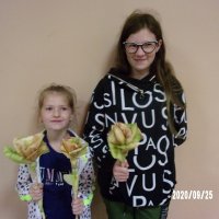 Kwiaty z liści kukurydzy.