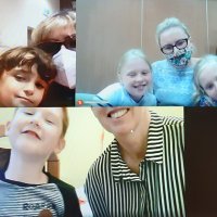 Zrzut ekranu z wirtualnego pokoju widać obrazy z 3 kamer.