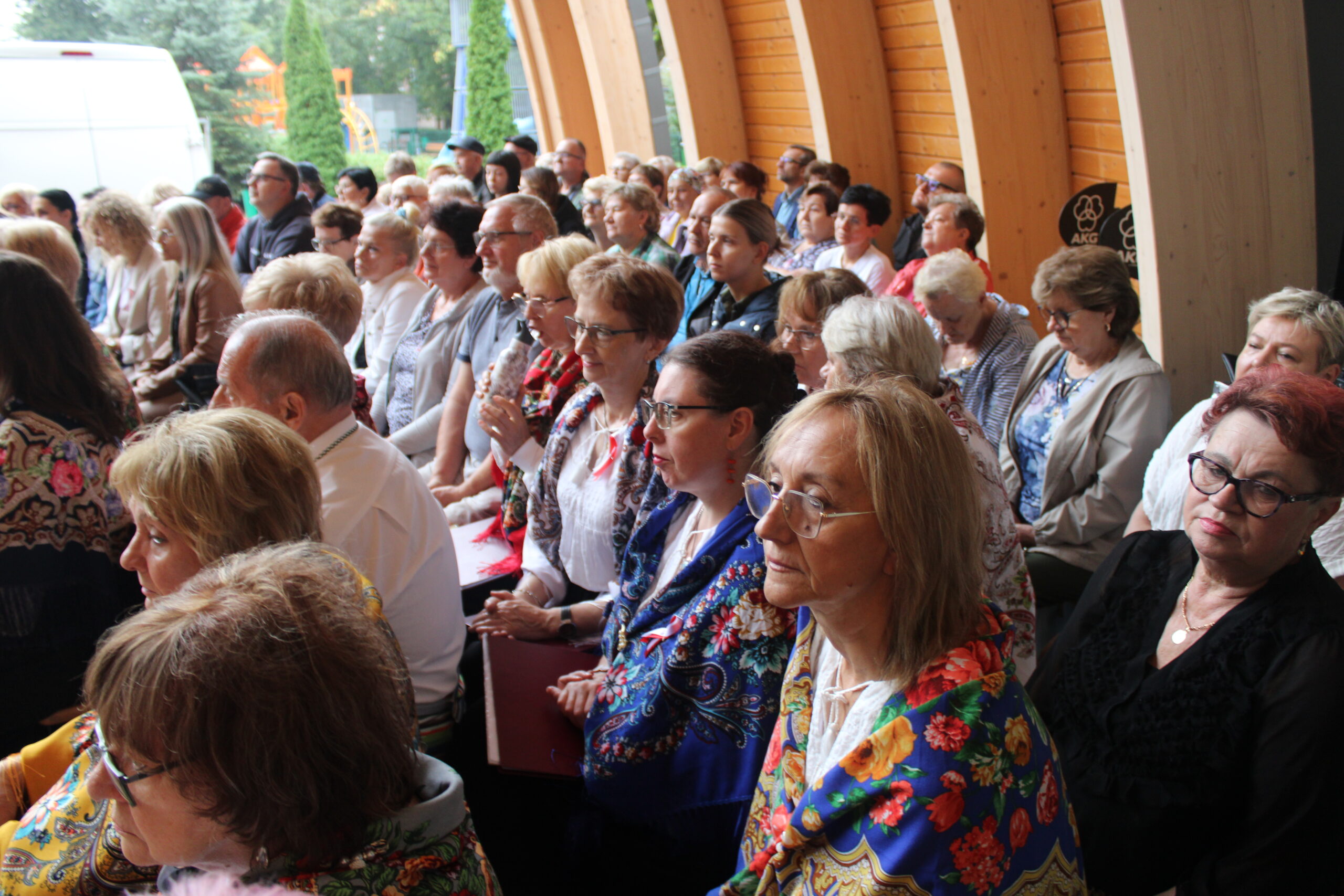 Widownia oglądająca występ