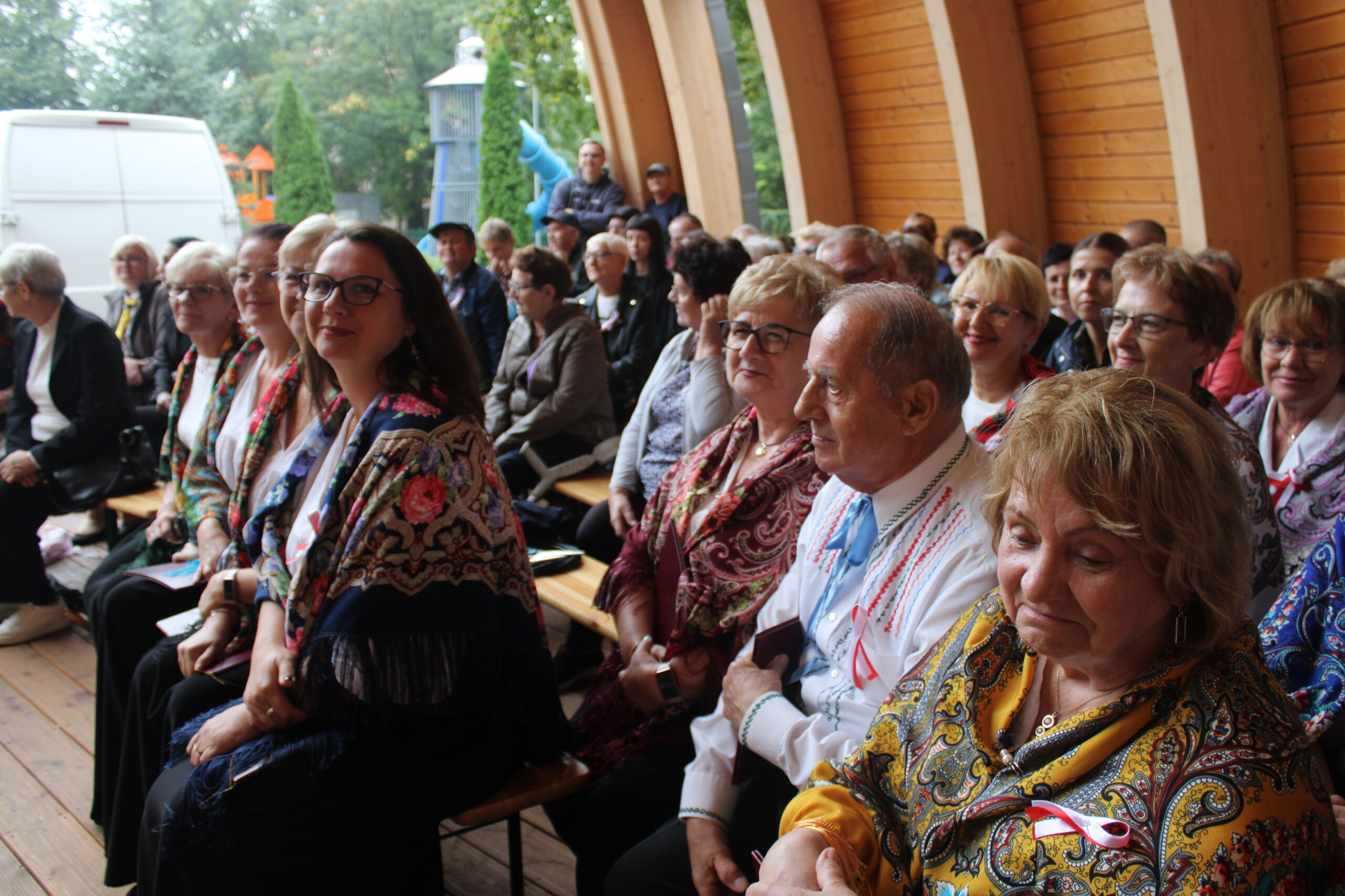 Widownia oglądająca występ